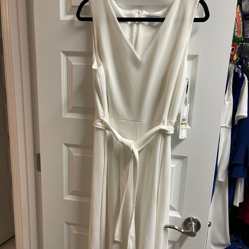 White Calvin Klein Jumpsuit (sz 14)